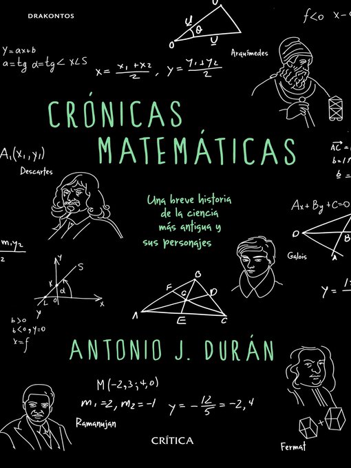 Title details for Crónicas matemáticas by Antonio J. Durán - Available